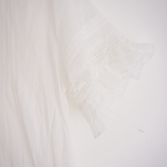 Wilfred by Aritzia White La Bohème Pilot Cotton Maxi Dress Cottagecore XS - Picture 6 of 16